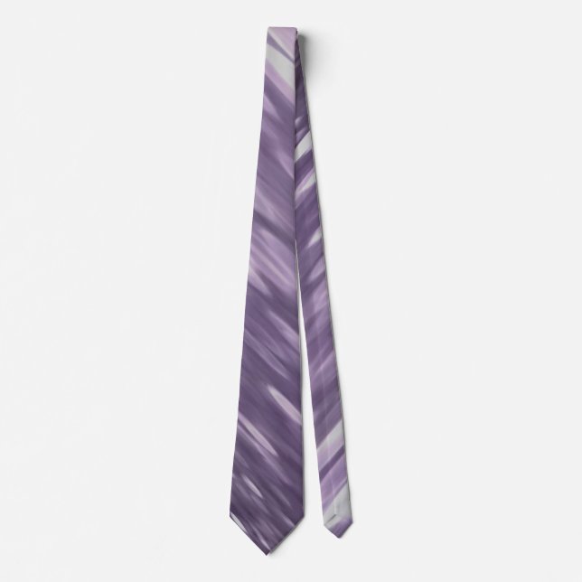 Abstract #1: Ultra Violet Shimmer Tie (Front)