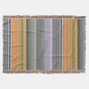 Abstract #1: Yellow and gray Throw Blanket
