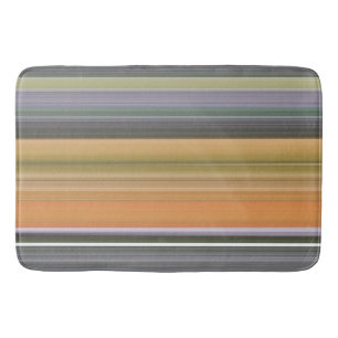 Abstract #1: Yellow and grey Bath Mat
