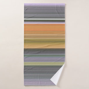 Abstract #1: Yellow and grey Bath Towel