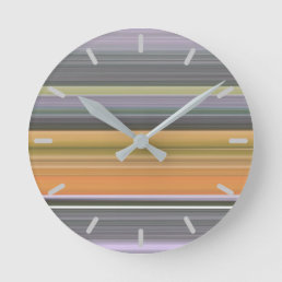 Abstract #1: Yellow and grey Round Clock