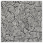 Abstract 200923 - White on Black Fabric