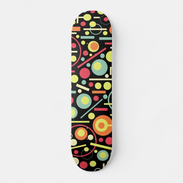 Abstract 210213 skateboard deck (Front)