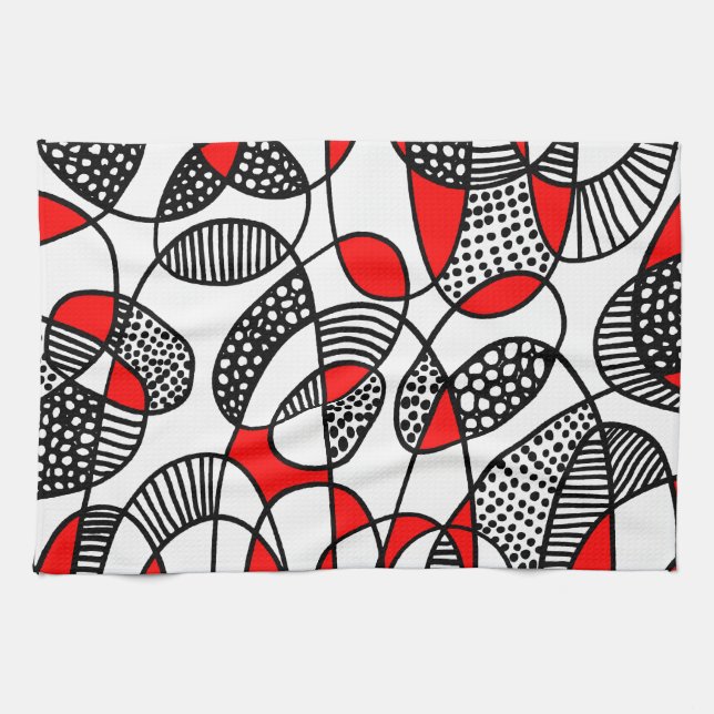 Abstract 211216 - Red Towel (Horizontal)