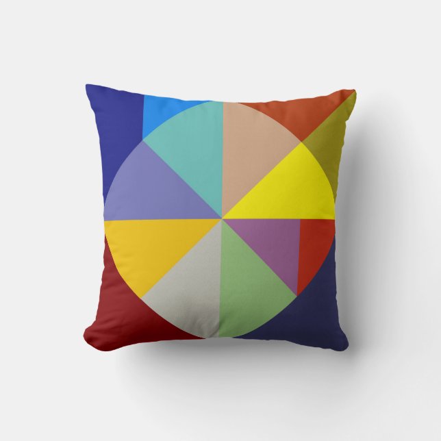 Abstract #229 throw pillow (Front)