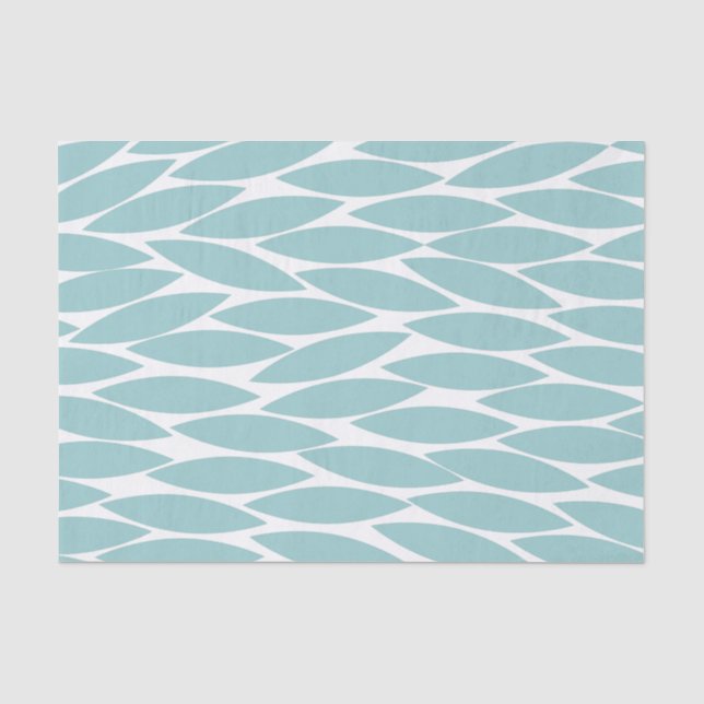 Abstract 250713 - Light Blue Green Tissue Paper (Front)