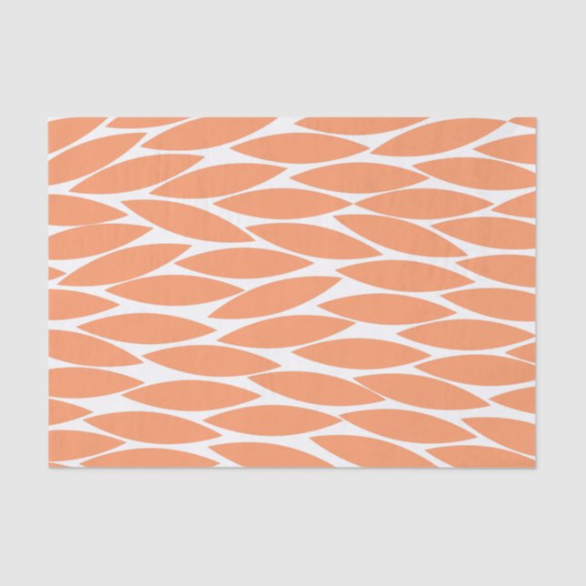 Abstract 250713 - Peach Tissue Paper (Front)