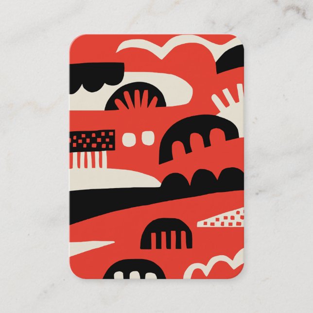 Abstract 281219b business card (Front)