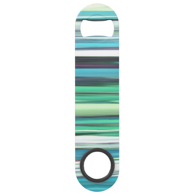 Abstract #2: Aqua blue green blur Bar Key (Back)