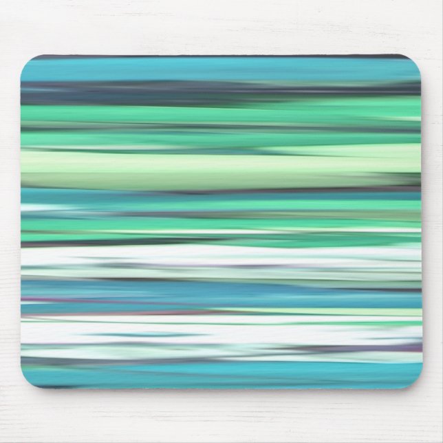Abstract #2: Aqua blue green blur Mouse Pad (Front)
