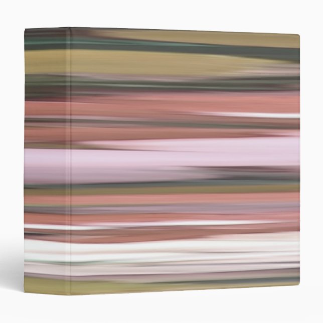 Abstract #2: Autumn Fall colors blur 3 Ring Binder (Front/Spine)