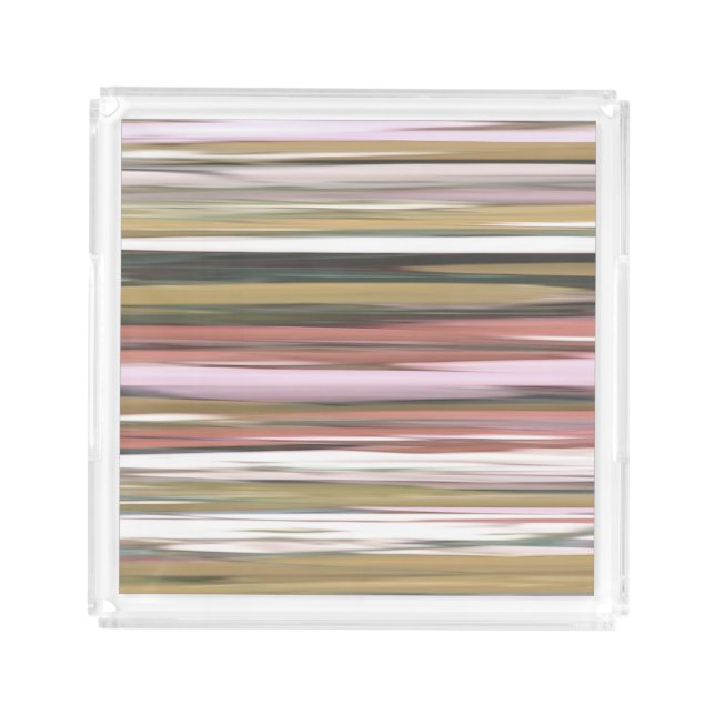 Abstract #2: Autumn Fall colors blur Acrylic Tray (Front)