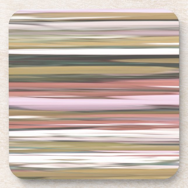 Abstract #2: Autumn Fall colors blur Beverage Coaster (Front)