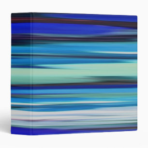 Abstract #2: Blue blur 3 Ring Binder