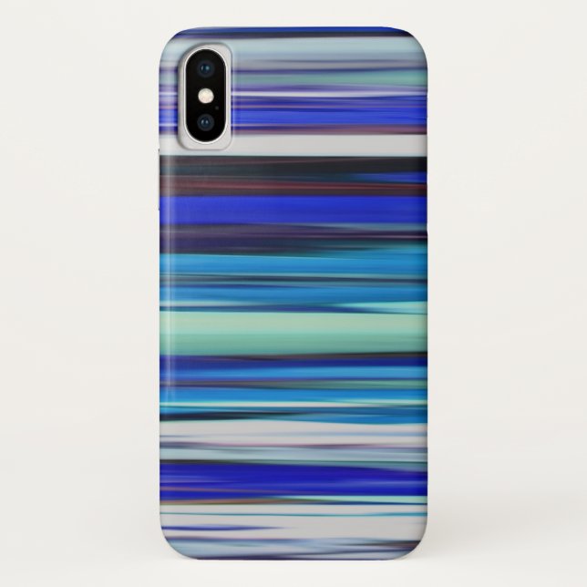 Abstract #2: Blue blur Case-Mate iPhone Case (Back)