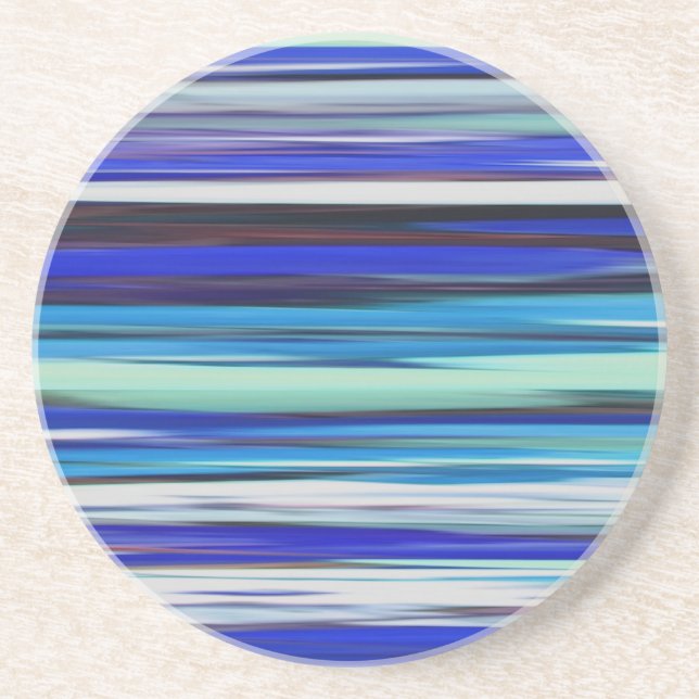 Abstract #2: Blue blur Coaster (Front)