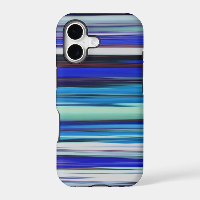 Abstract #2: Blue blur Iphone Case (Back)