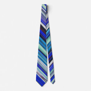 Abstract #2: Blue blur Neck Tie