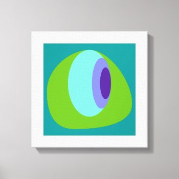 Abstract 2 Blue Green Canvas Print by JoLinus at Zazzle
