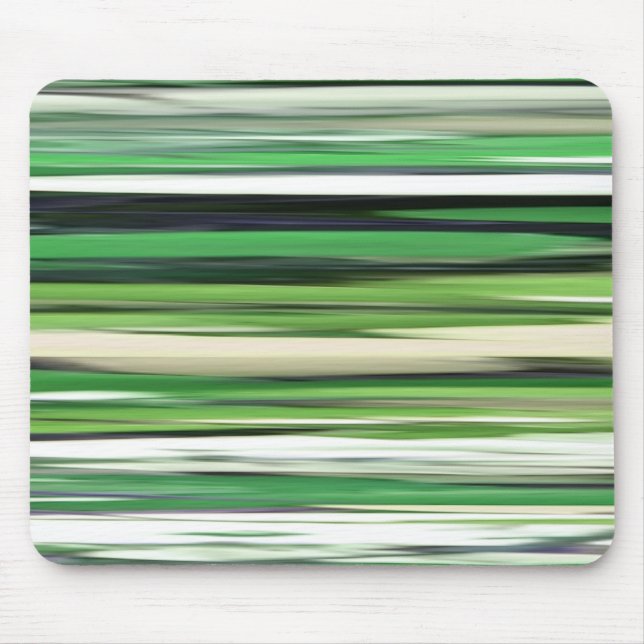 Abstract #2: Green blur Mouse Pad (Front)