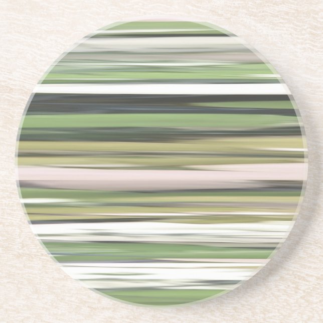 Abstract #2: Olive green blur Drink Coaster (Front)
