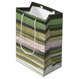 Abstract #2: Olive green blur Medium Gift Bag