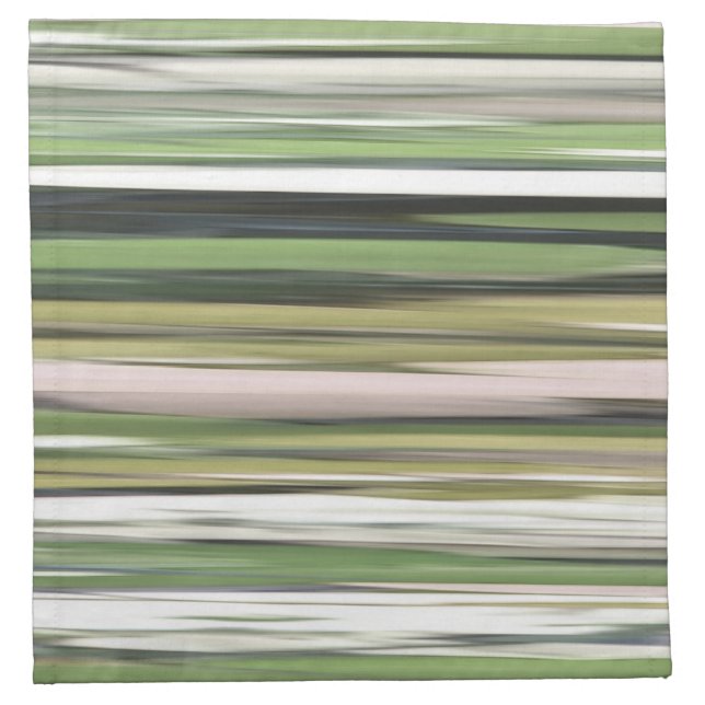 Abstract #2: Olive green blur Napkin (Front)