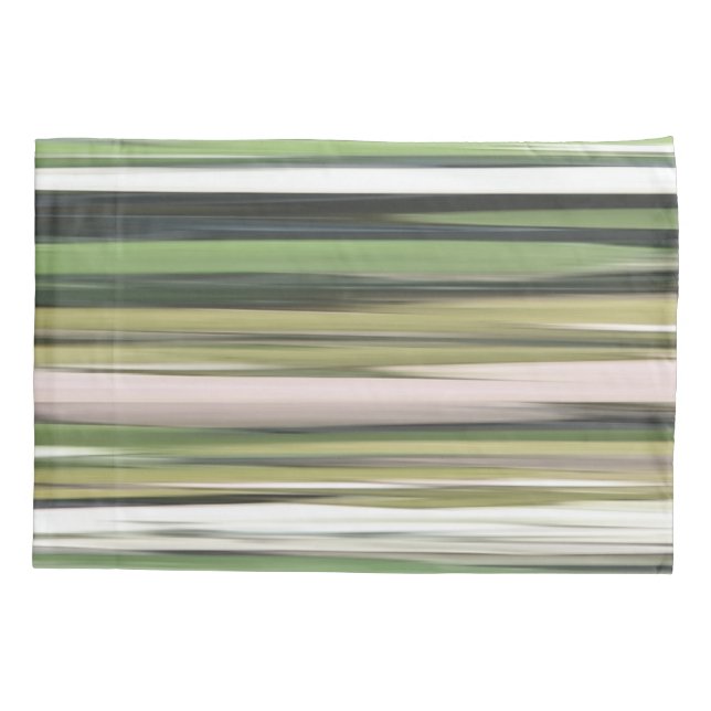 Abstract #2: Olive green blur Pillow Case (Back)