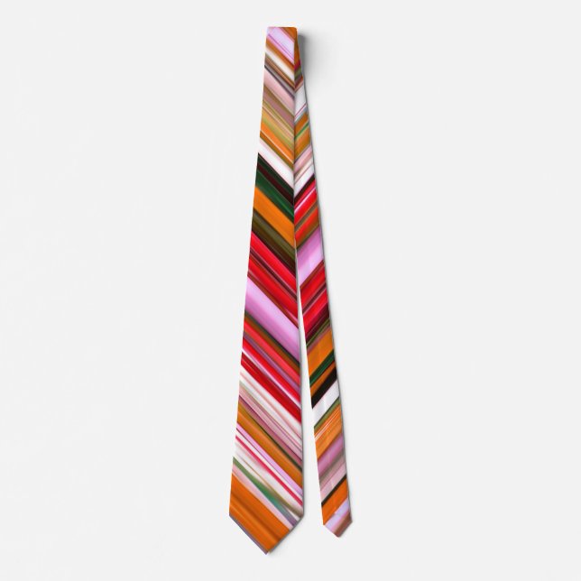 Abstract #2: Orange blur Neck Tie (Front)