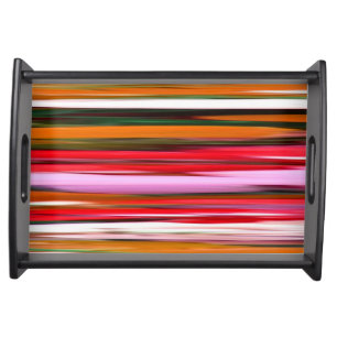 Abstract #2: Orange blur Serving Tray