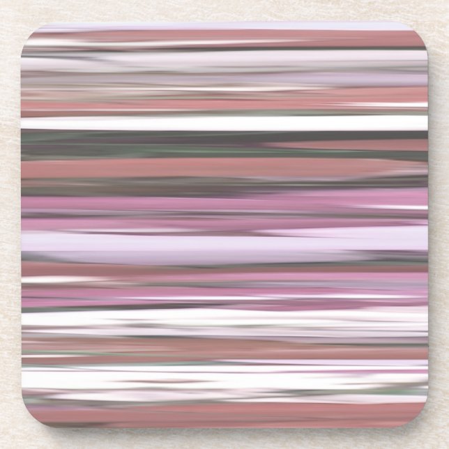 Abstract #2: Pink blur Beverage Coaster (Front)
