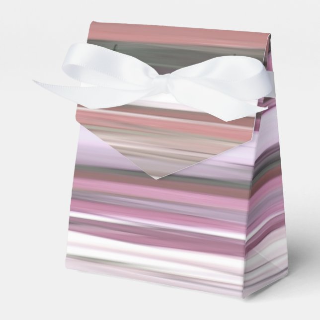 Abstract #2: Pink blur Favor Boxes (Front Side)
