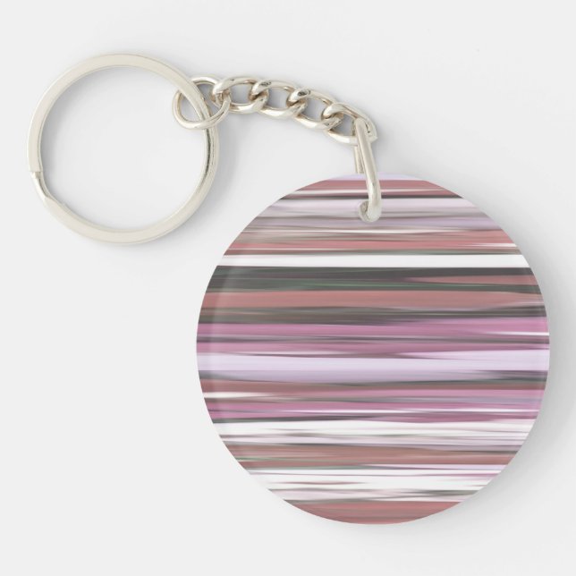 Abstract #2: Pink blur Keychain (Front)