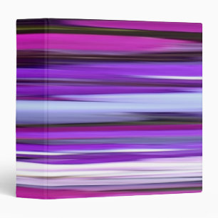 Abstract #2: Purple Blur 3 Ring Binder
