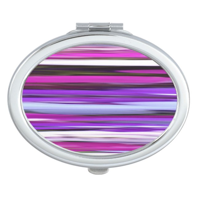 Abstract #2: Purple Blur Compact Mirror (Front)