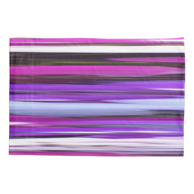 Abstract #2: Purple Blur Pillowcase (Back)