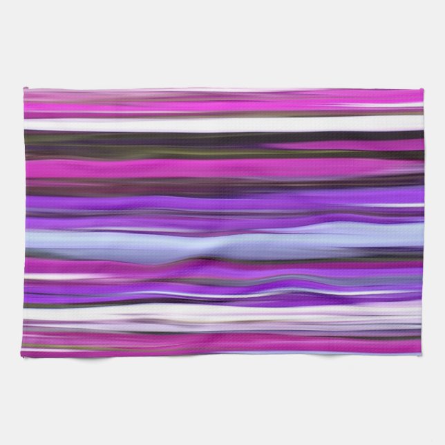 Abstract #2: Purple Blur Towel (Horizontal)
