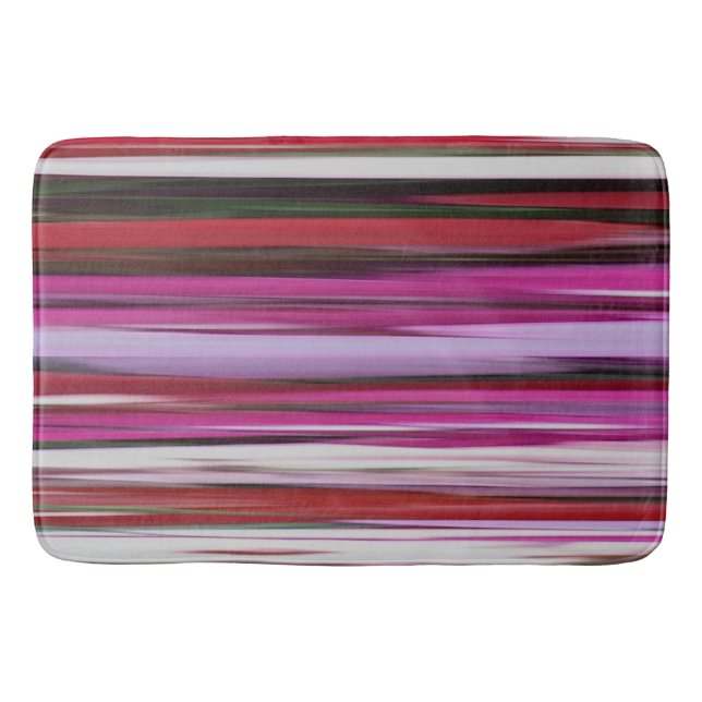 Abstract #2: Red blur Bathroom Mat (Front)