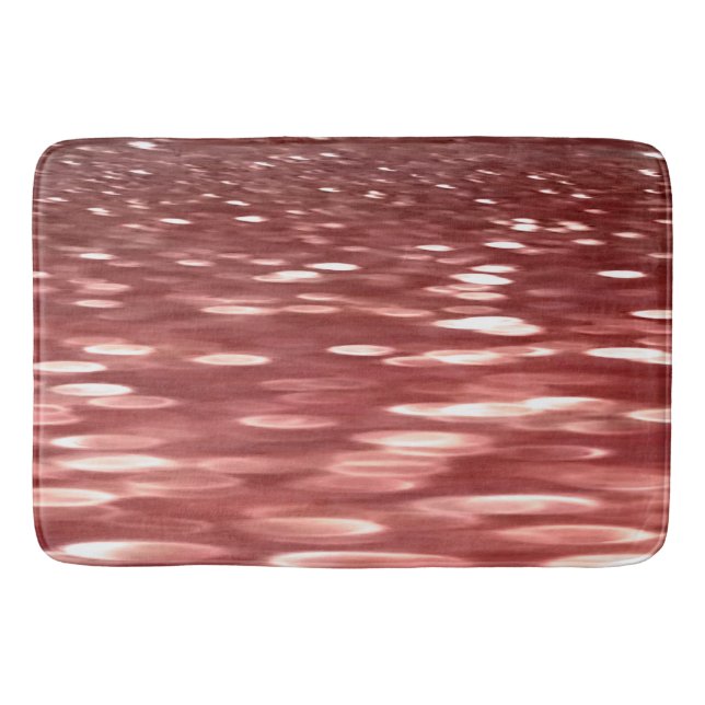 Abstract #2: Red blur Bathroom Mat (Front)