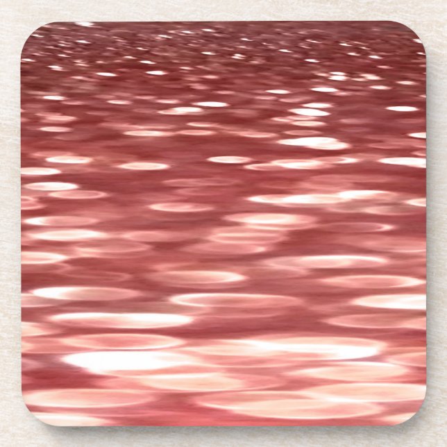 Abstract #2: Red blur Drink Coaster (Front)