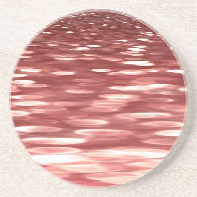 Abstract #2: Red blur Drink Coaster (Front)