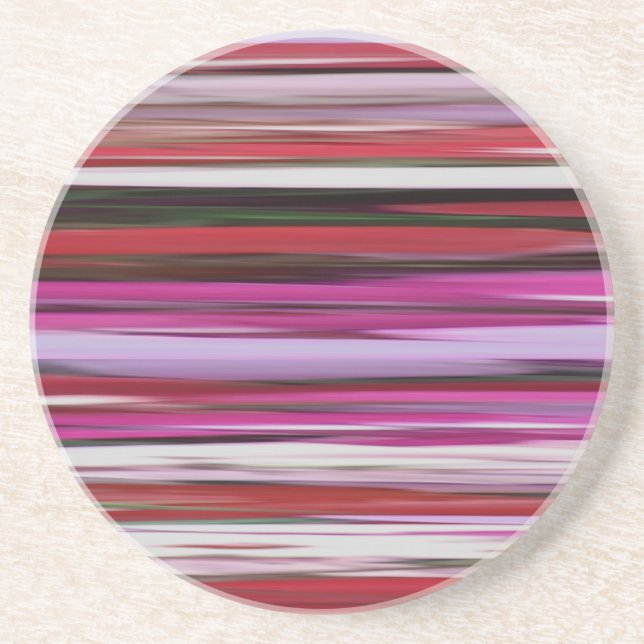 Abstract #2: Red blur Drink Coaster (Front)
