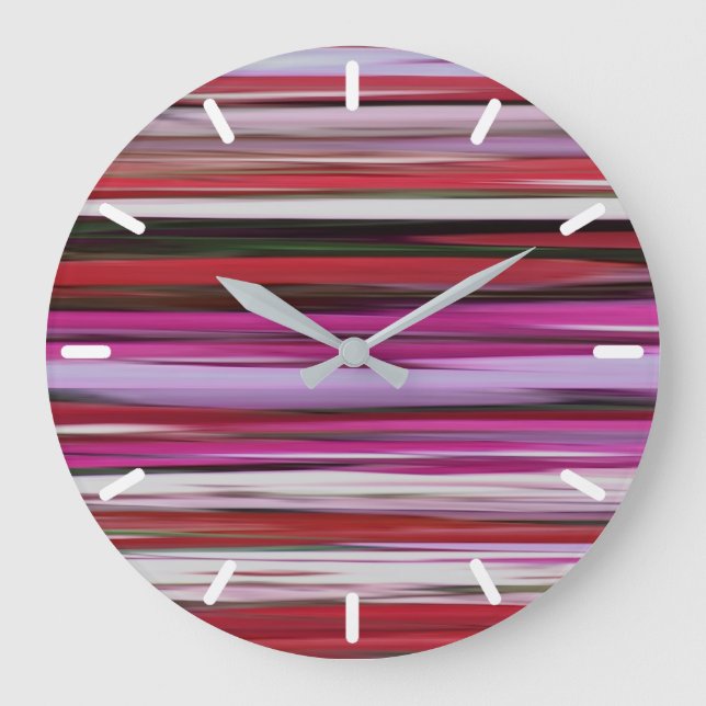 Abstract #2: Red blur Large Clock (Front)