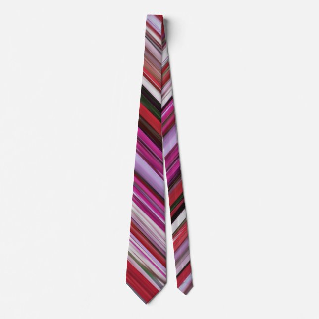 Abstract #2: Red blur Neck Tie (Front)