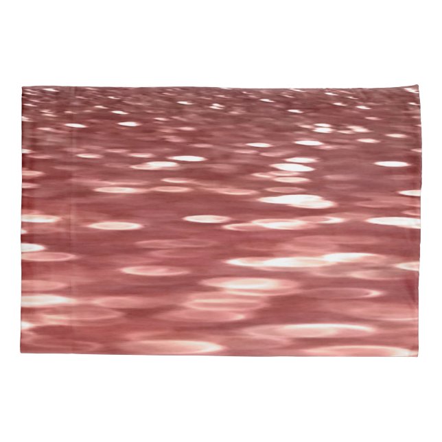 Abstract #2: Red blur Pillow Case (Back)
