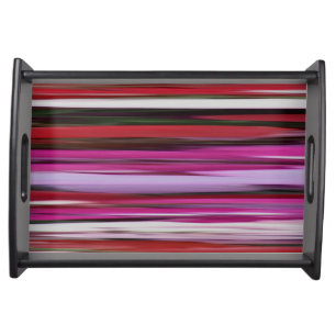 Abstract #2: Red blur Serving Tray