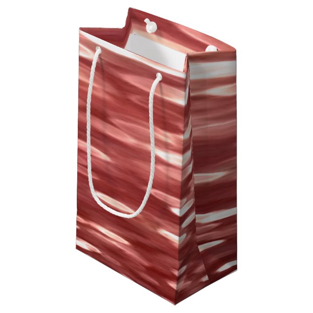 Abstract #2: Red blur Small Gift Bag (Front Angled)