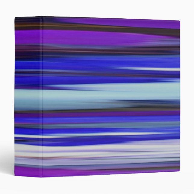 Abstract #2: Ultraviolet blur 3 Ring Binder (Front/Spine)