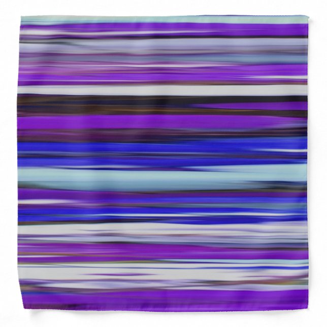 Abstract #2: Ultraviolet blur Bandana (Front)