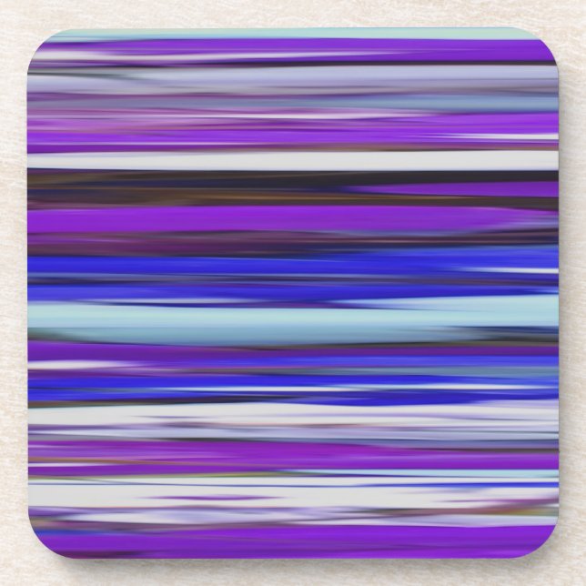 Abstract #2: Ultraviolet blur Drink Coaster (Front)